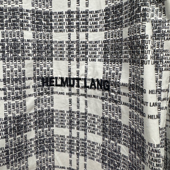 NWT Hemlut Lang logo plaid button-down size small - Picture 2 of 4
